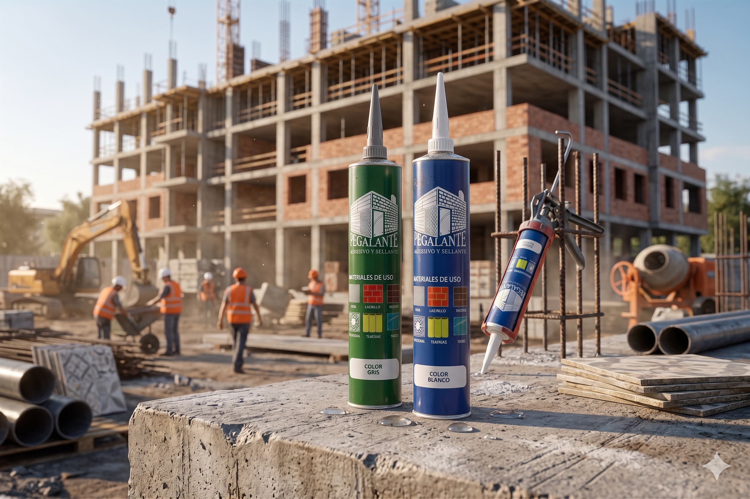 Producto en obra de construcción
